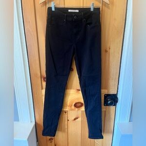 LEVI’S Women’s 28 Black 721 HIGH RISE SKINNY Jeans